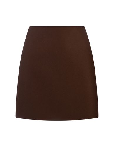 Wool Cloth Short Skirt - Ermanno Scervino - Modalova