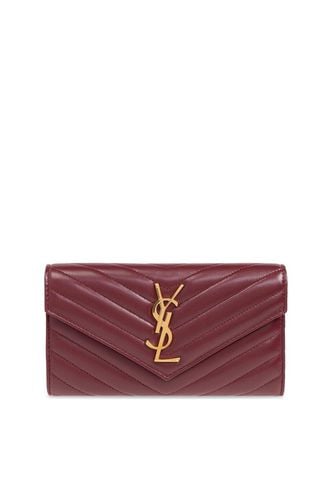 Cassandre Matelassé Large Flap Wallet - Saint Laurent - Modalova