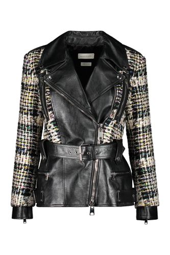 Calf Leather Jacket - Alexander McQueen - Modalova