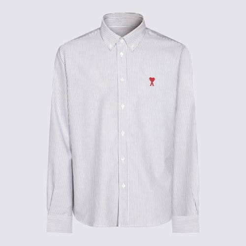 Light Blue Cotton Shirt - Ami Alexandre Mattiussi - Modalova