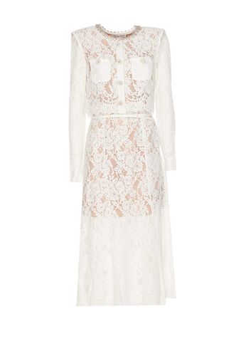 Lace Embellished Dress - self-portrait - Modalova