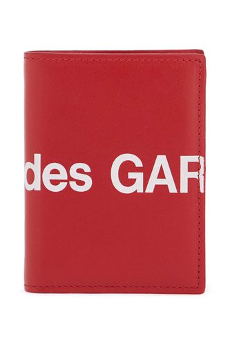 Unisex Red Calfskin Wallet With Large Logo Sa0641hl - Comme des Garçons Wallet - Modalova