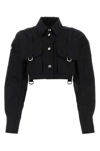 Buttoned Long-sleeved Jacket - Off-White - Modalova