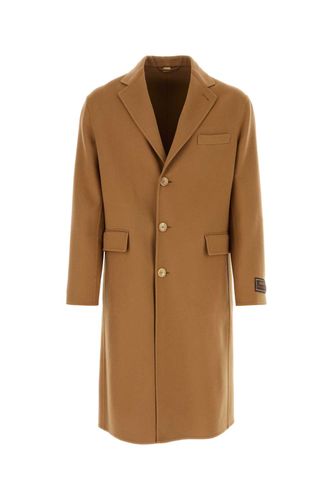 Gucci Camel Wool Blend Coat - Gucci - Modalova