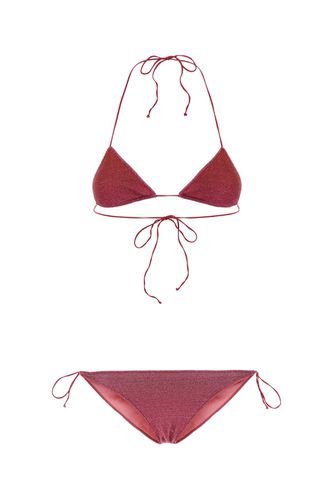 Oseree Dark Pink Nylon Blend Bikini - Oseree - Modalova