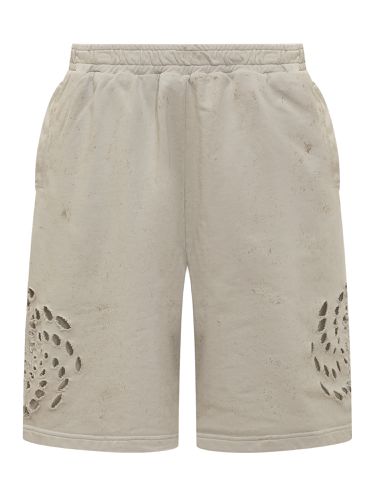 Shorts With Vortex Pattern - 44 Label Group - Modalova