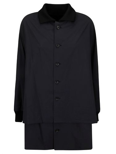 Double Layered Padded Coat - Yohji Yamamoto - Modalova