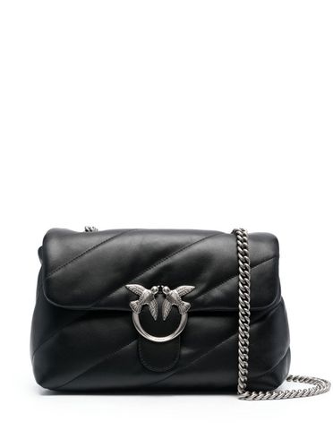 Love Classic Puff Shoulder Bag With Diagonal Maxi Quilting In Leather Woman - Pinko - Modalova
