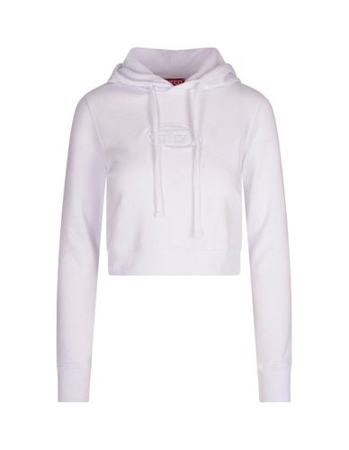 Oval D Logo Embroidered Hoodie - Diesel - Modalova