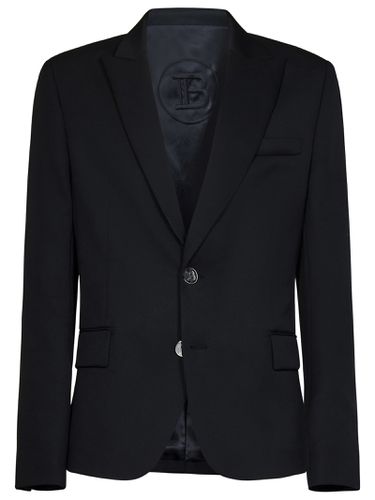 Balmain Double-breasted Wool Jacket - Balmain - Modalova