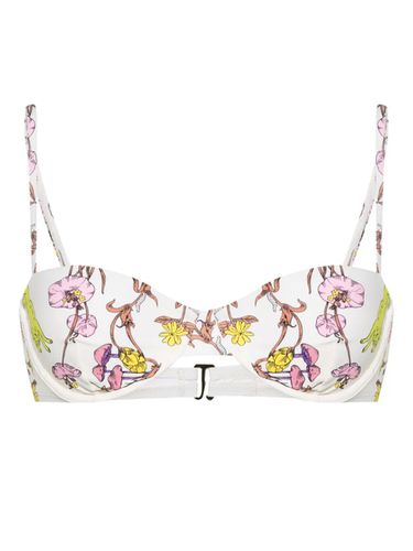 Printed Underwire Bikini Top - Tory Burch - Modalova