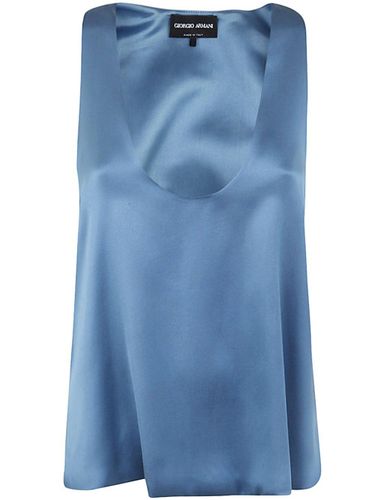 Giorgio Armani Sleeveless Satin Top - Giorgio Armani - Modalova