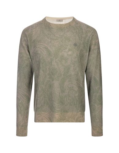 Pullover With Inlaid Paisley Motif - Etro - Modalova