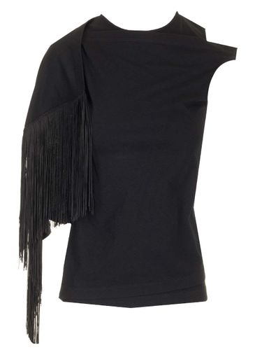 Fringed Scarf Top - MM6 Maison Margiela - Modalova