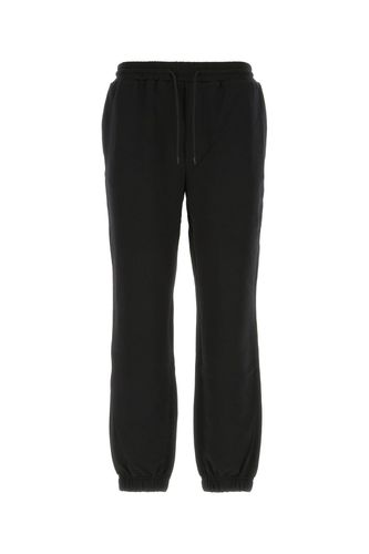 MSGM Black Cotton Joggers - MSGM - Modalova