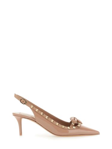 Rockstud Bow Slingback Pumps - Valentino Garavani - Modalova