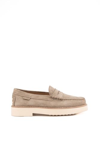 Suede Moccasins With Rubber Pebbles - Tod's - Modalova