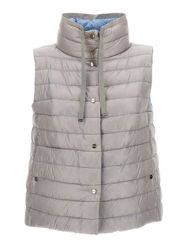 Reversible Padded Quilted Gilet In Polyester Woman - Herno - Modalova