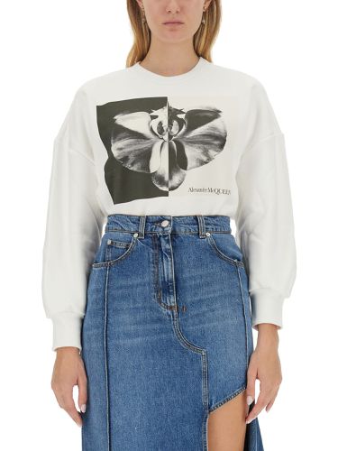 Printed Sweatshirt - Alexander McQueen - Modalova