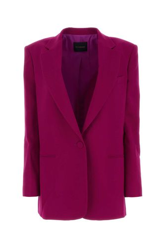 Tyrian Purple Polyester Blazer - The Andamane - Modalova