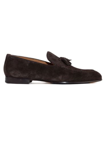 Doucal's Dark Brown Suede Loafers - Doucal's - Modalova