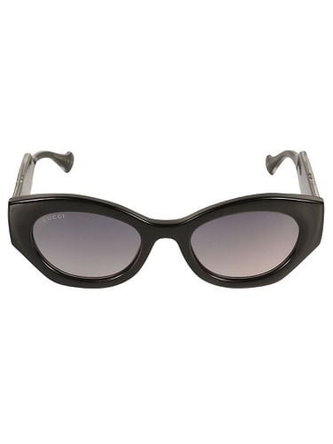 Oval Logo Lens Sunglasses - Gucci Eyewear - Modalova