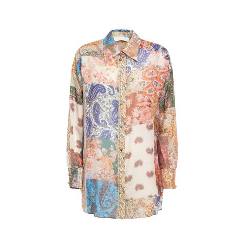 Zimmermann Devi Oversize Silk Shirt - Zimmermann - Modalova