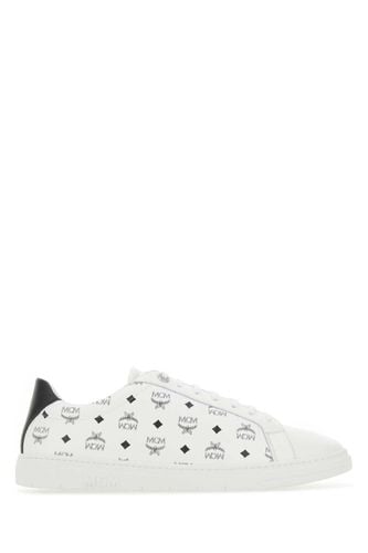 MCM Printed Canvas Terrain Sneakers - MCM - Modalova