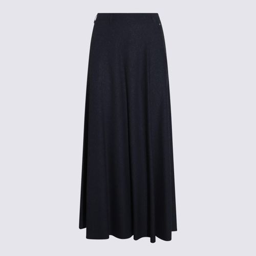 Herno Blue Viscose Skirt - Herno - Modalova