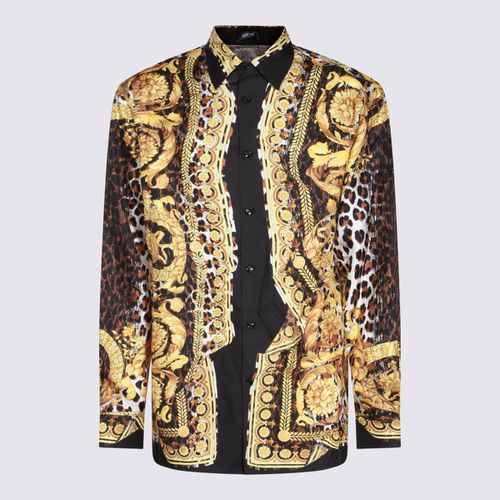 Versace Baroque Silk Shirt - Versace - Modalova