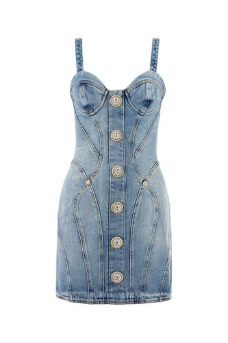 Balmain Denim Mini Dress - Balmain - Modalova