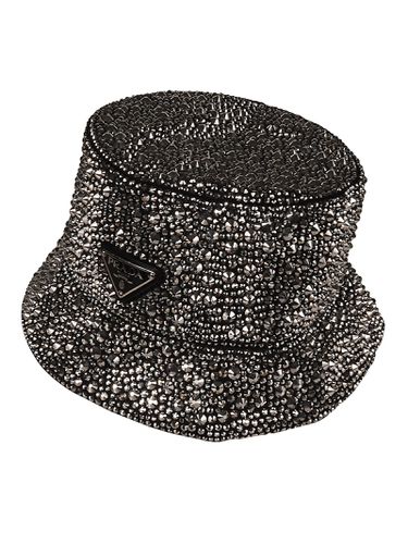 Prada Logo Plaque Embellished Hat - Prada - Modalova