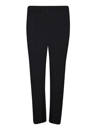 Pleated Straight Trousers - Issey Miyake - Modalova