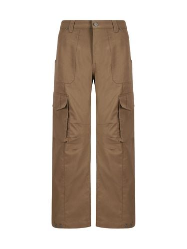 Beige Cotton Blend Cargo Pants - Golden Goose - Modalova