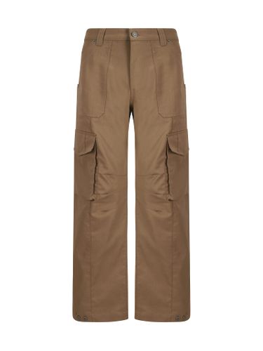 Beige Cotton Blend Cargo Pants - Golden Goose - Modalova