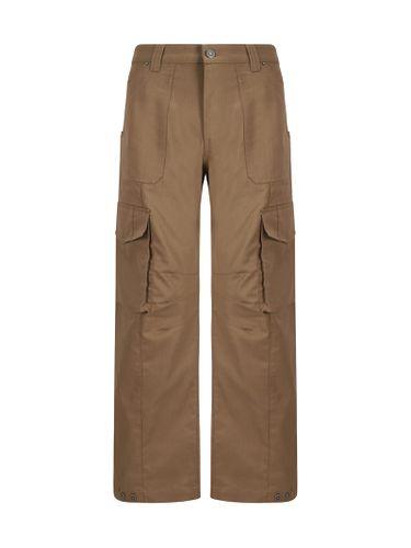 Beige Cotton Blend Cargo Pants - Golden Goose - Modalova