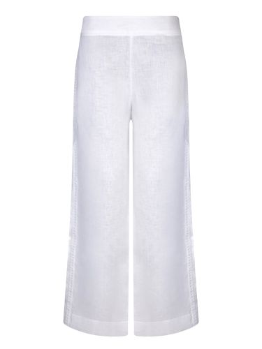 Linen Embroidered Trousers - Ermanno Scervino - Modalova