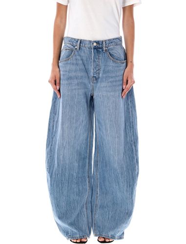 Oversized Round Low Rised Jeans - Alexander Wang - Modalova