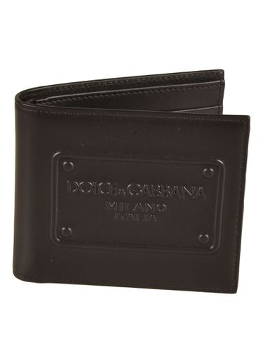 Logo Embossed Billfold Wallet - Dolce & Gabbana - Modalova