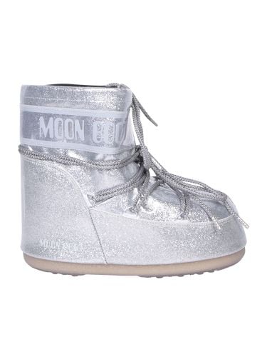 Icon Low Glietter Silver Ankle Boot - Moon Boot - Modalova