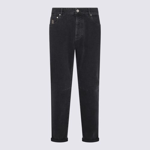 Black Cotton Jeans - Brunello Cucinelli - Modalova