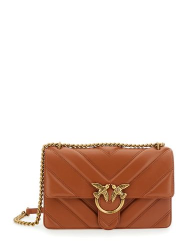 Pinko Love One Leather Shoulder Bag - Pinko - Modalova