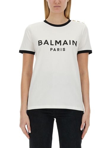Balmain 3-button T-shirt - Balmain - Modalova