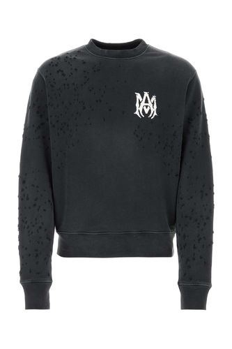 AMIRI Black Cotton Sweatshirt - AMIRI - Modalova