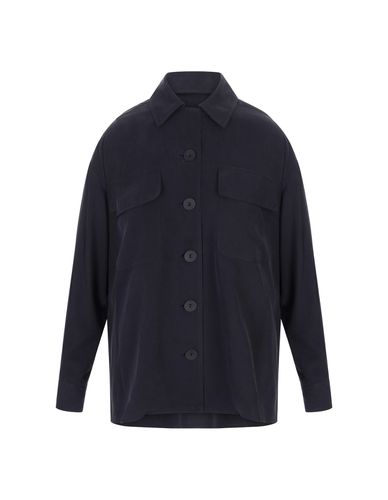 Max Mara Navy Blue Lucilla Shirt - Max Mara - Modalova