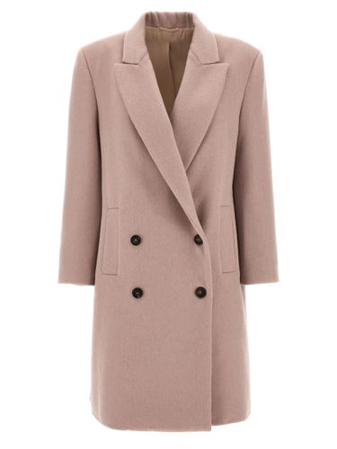 Double-breasted Coat - Brunello Cucinelli - Modalova