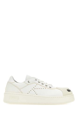 White Leather Kenzo Hoops Sneakers - Kenzo - Modalova