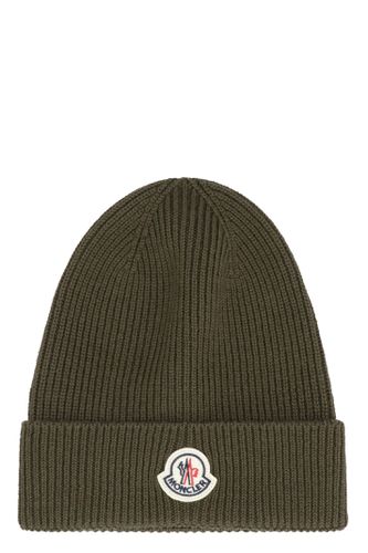 Moncler Ribbed Knit Beanie - Moncler - Modalova