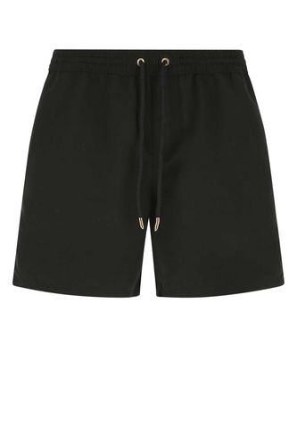 Black Polyester Swimming Shorts - Agnona - Modalova