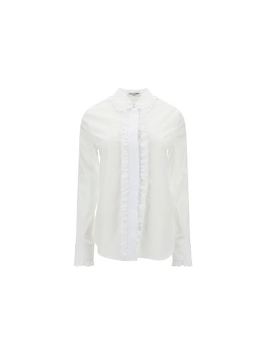 Ruffled Button-up Shirt - Saint Laurent - Modalova